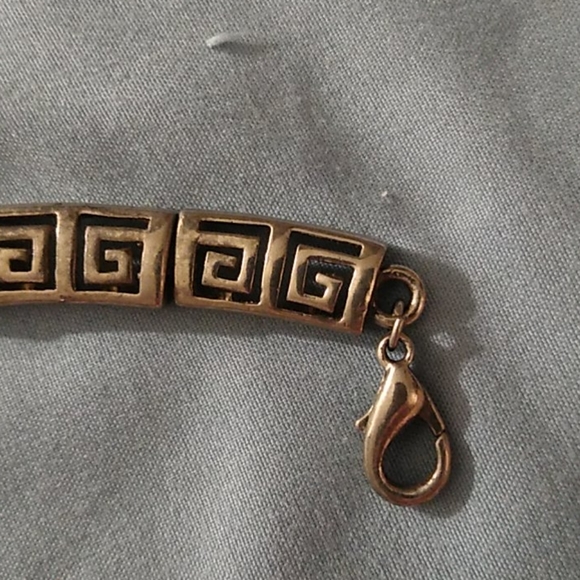 Vintage abstract linked bracelet - Picture 2 of 2